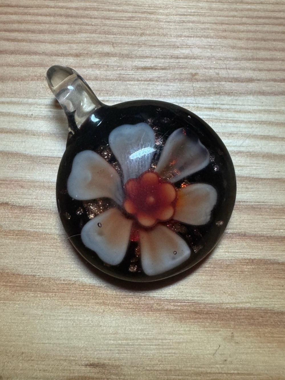 HAND BLOWN GLASS PENDANT